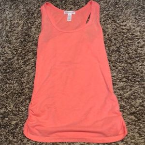 Bright orange tank top